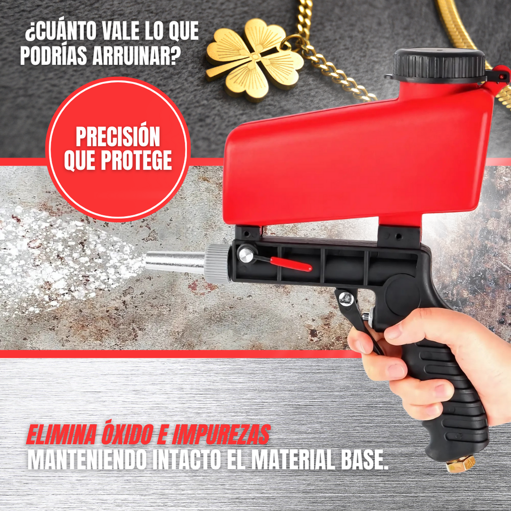 SANBLASTER PRO: La Pistola de Arena Profesional