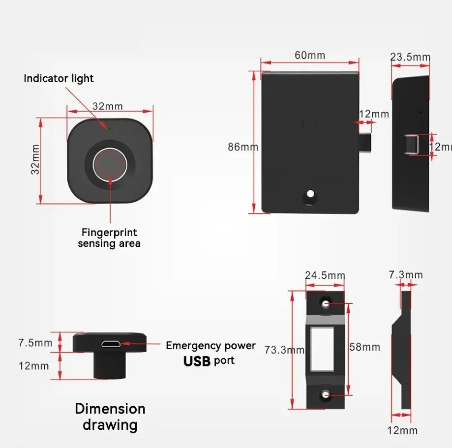 SecureTouch Pro - Cerradura Biométrica Inteligente